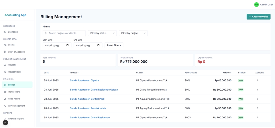 Web Development - Jasa Pembuatan Aplikasi Custom Akuntansi & Manajemen Proyek Konstruksi - 12