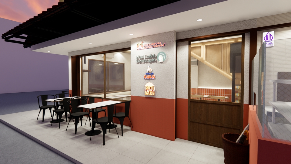 Perspektif 3D - JASA DESIGN INTERIOR RETAIL DAN COMMERCIAL SPACE !! - 17