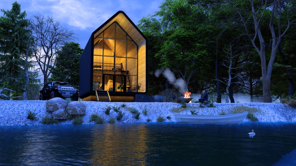 3D Model - JASA 3D MODELING & RENDERING ARSITEKTUR/INTERIOR RAMAH BUDGET - 11