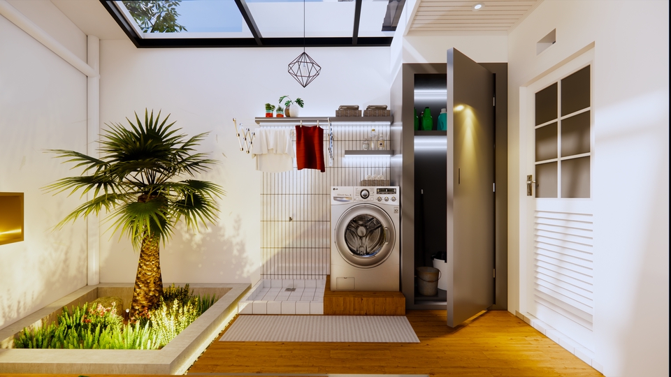 3D Model - JASA 3D MODELING & RENDERING ARSITEKTUR/INTERIOR RAMAH BUDGET - 9