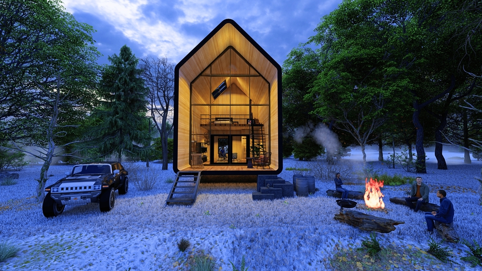 3D Model - JASA 3D MODELING & RENDERING ARSITEKTUR/INTERIOR RAMAH BUDGET - 12