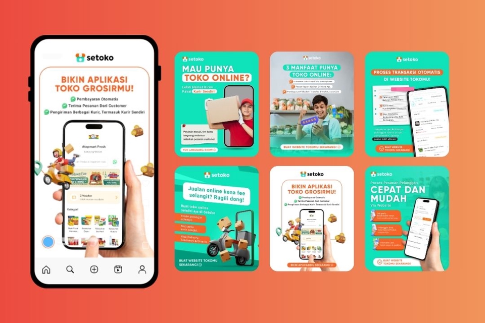 Banner Online - Desain Feed Social Media Ads Creative Instagram dan Facebook - 3 Jam jadi! - 8