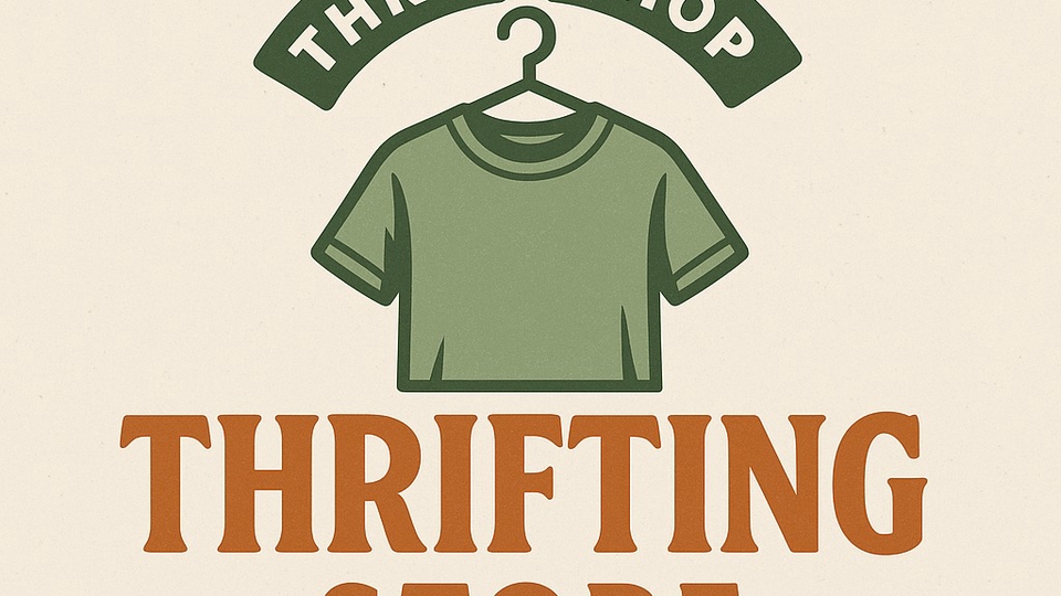 Ini untuk contoh logo toko thrifting 