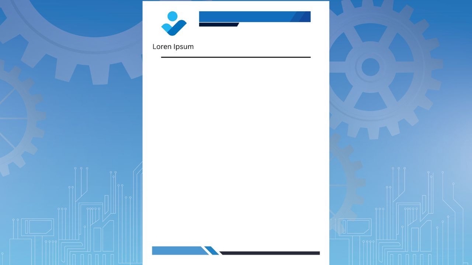 Jasa Desain Corporate Identity / Brand Identity - Letterhead Design