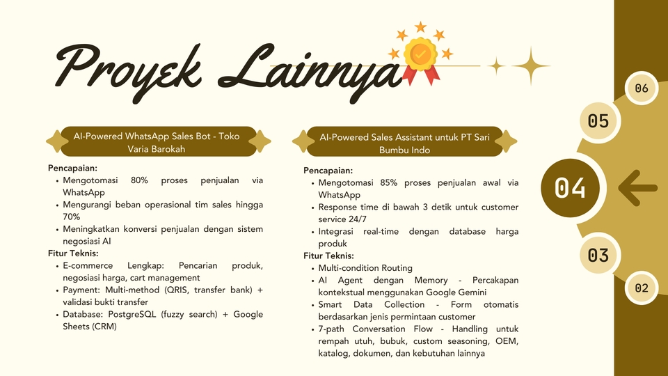 Chatbot - n8n Automation & AI Chatbot Developer (WhatsApp,Telegram,Tiktok,Live chat) - 10