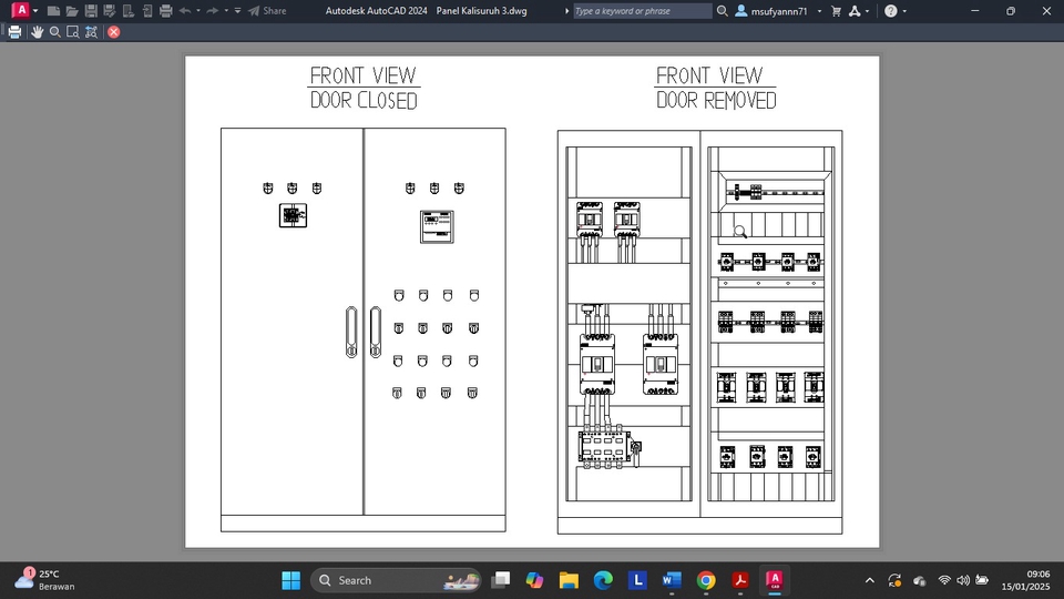 Jasa Gambar Instalasi & Panel Listrik AutoCAD