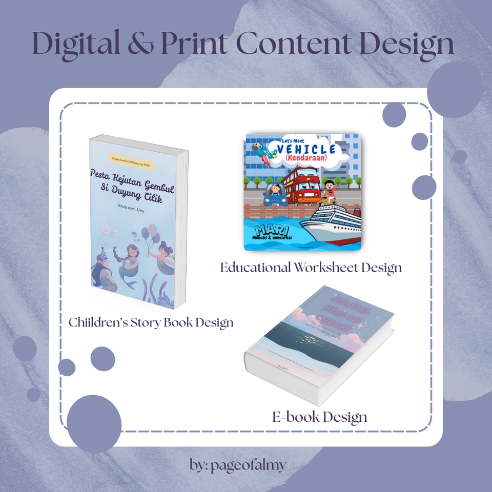 Digital Printing - Jasa Desain Visual Edukatif: Buku Anak, E-Book, & Worksheet Kreatif - 2