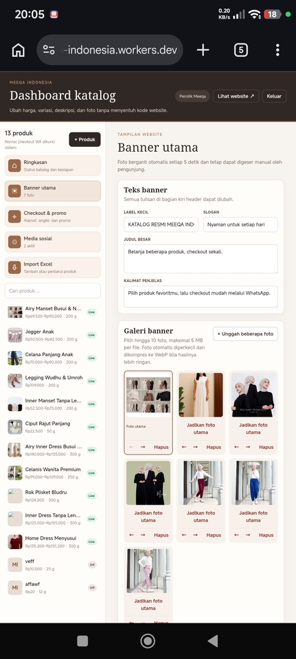 Web Development - TERIMA BERES!! Pembuatan Website Toko Online UMKM + Dashboard Admin + Payment Gateway - 21