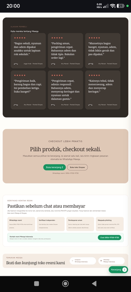Web Development - TERIMA BERES!! Pembuatan Website Toko Online UMKM + Dashboard Admin + Payment Gateway - 24