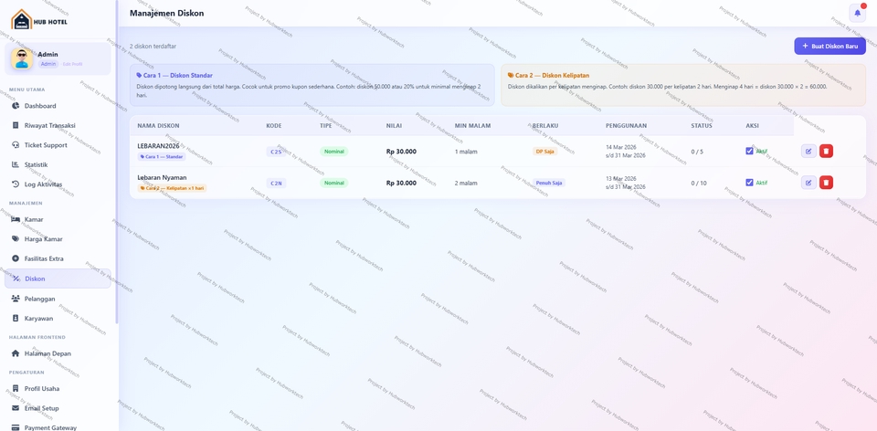 Web Development - Website Sistem Hotel Vila Penginapan plus Aplikasi - 22