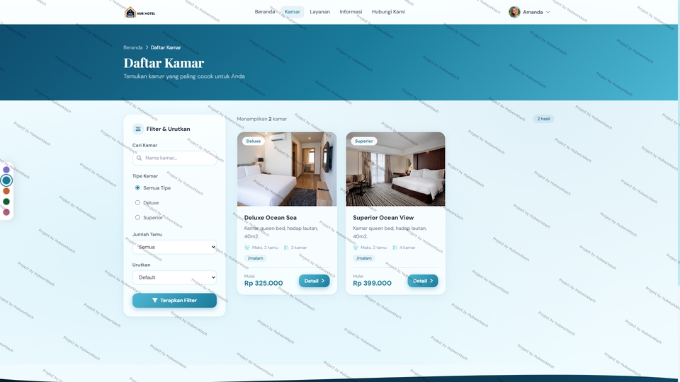 Web Development - Website Sistem Hotel Vila Penginapan plus Aplikasi - 7
