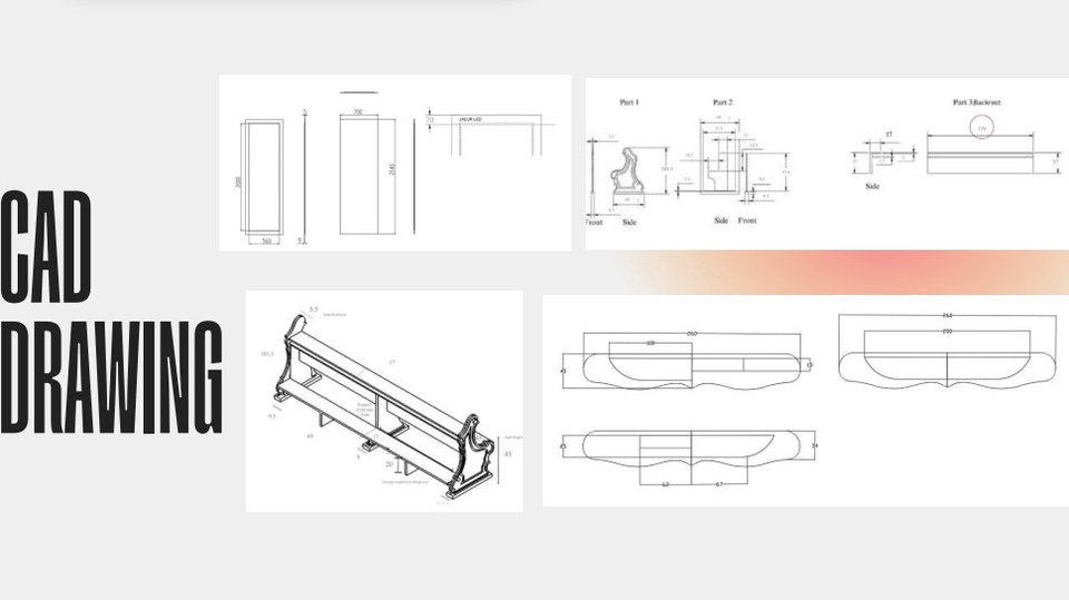 Autocad drawing furniture dan produk