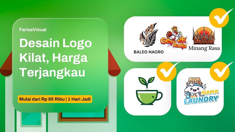Desain Logo UMKM Cepat & Murah! Mulai Rp85 Ribu, Logo Jadi 1 Hari. Branding Bisnismu!