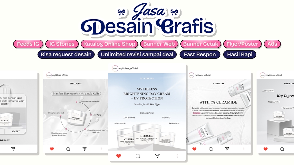 Jasa Pembuatan Desain Banner Website - Jasa Desain Grafis (Feeds, IGS, Cover Reels/TikTok, Katalog Olshop, Banner web/cetak, Flyer/Poster)