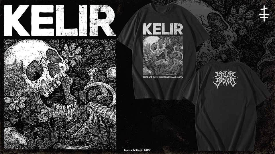 Custom Artwork & Font For Brand 'KELIR STUDIO'