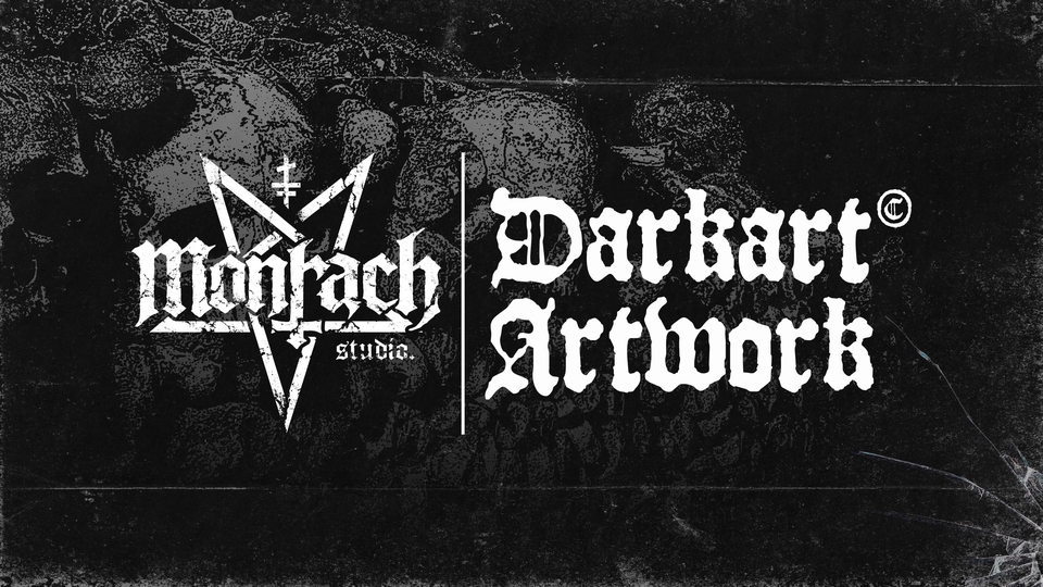 Jasa Mockup Produk dan Kemasan Produk Online - DESIGN DARK ART, METAL LOGO, METAL FONT