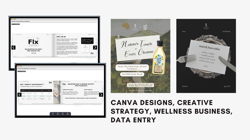 Business Proposals Deck, Company Profile Design, Aesthetic Design Canva, Creative Brand Strategy