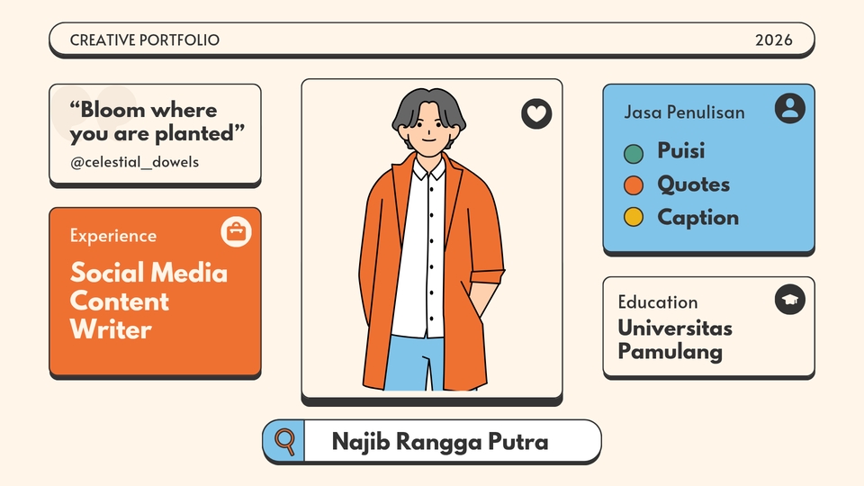 Caption Sosial Media - Jasa Penulisan Puisi, Quotes, & Caption Sosmed (ID/EN) - 2