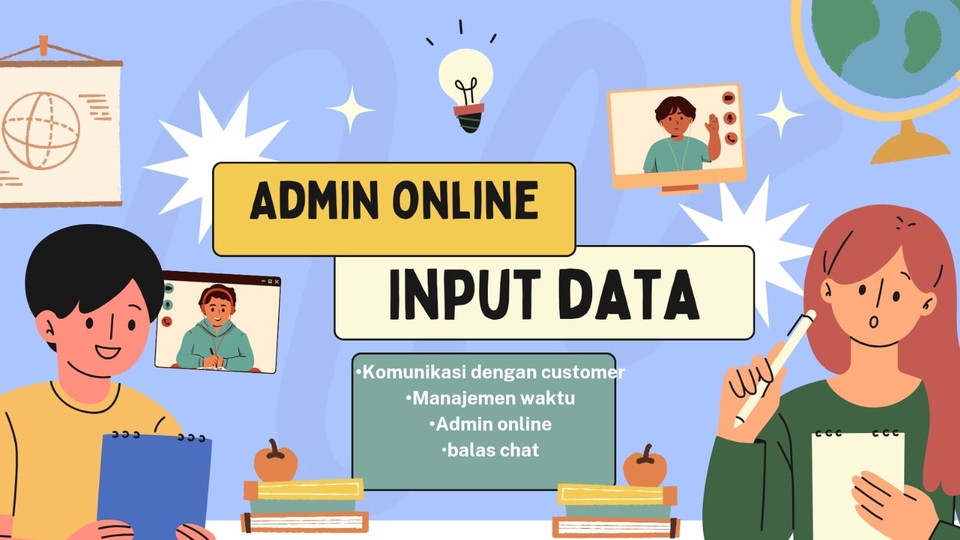 Bertanggung jawab mengelola aktivitas administrasi online termasuk membalas pesan pelanggan