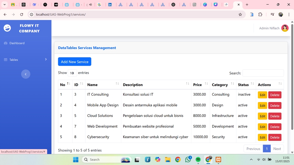 Web Development - Jasa Pembuatan Website Company Profile, CRUD, dan Dashboard Admin - 5