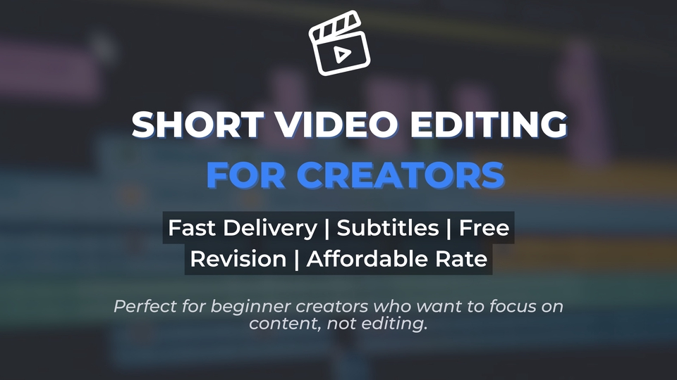 Jasa Editing Video Short-Form yang Cepat & Terjangkau untuk Kreator Konten