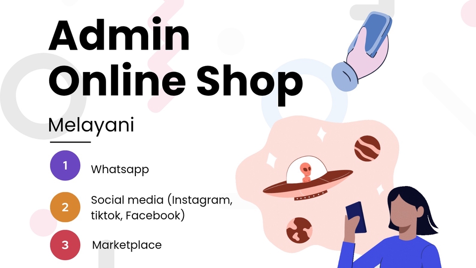 Jasa Admin Online Shop Shopee, Tokopedia, Lazada dan Lainnya - Admin Online shop (marketplace) 
