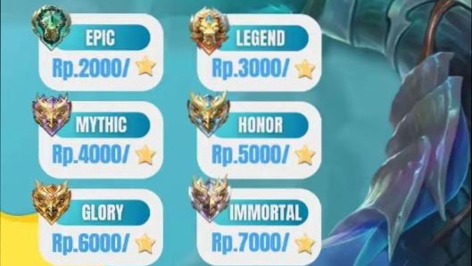 JASA JOKI MOBILE LEGENDS (MURAH TERPERCAYA) 
