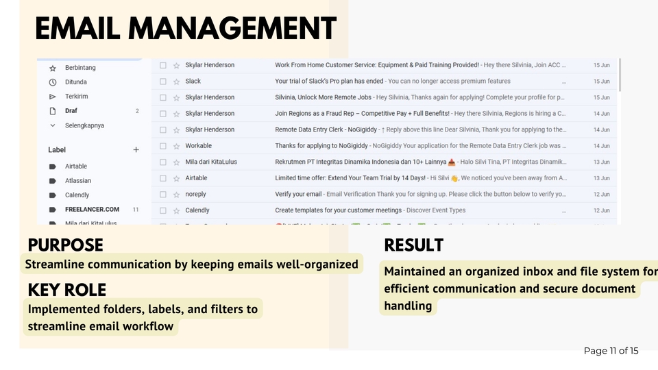 Sekretaris - Data Entry Virtual Assistant - 12
