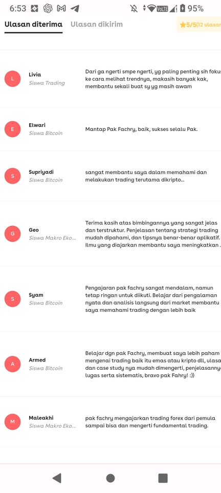 Mulai Bisnis/Start-up - Mentoring Forex 1-on-1 Privat Berpengalaman Forex Crypto Gold Saham US - 3