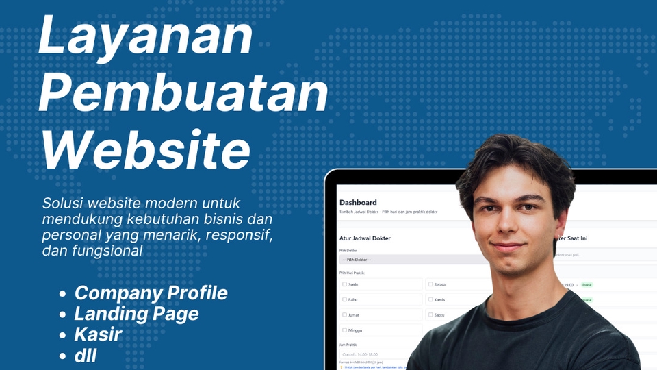 Jasa Pembuatan Website Company Profile, Landing Page, Kasir Berbasis Web, Web Admin, dll