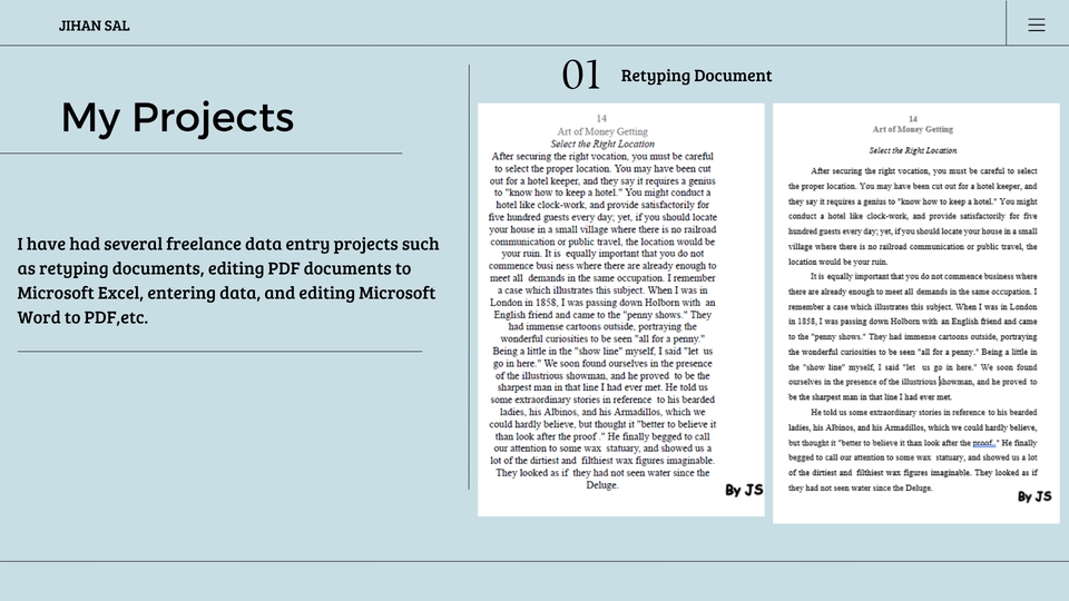 Entri Data - You will get all type data entry product within 24 hours (PDF, Word, Excel, Google sheet) - 3