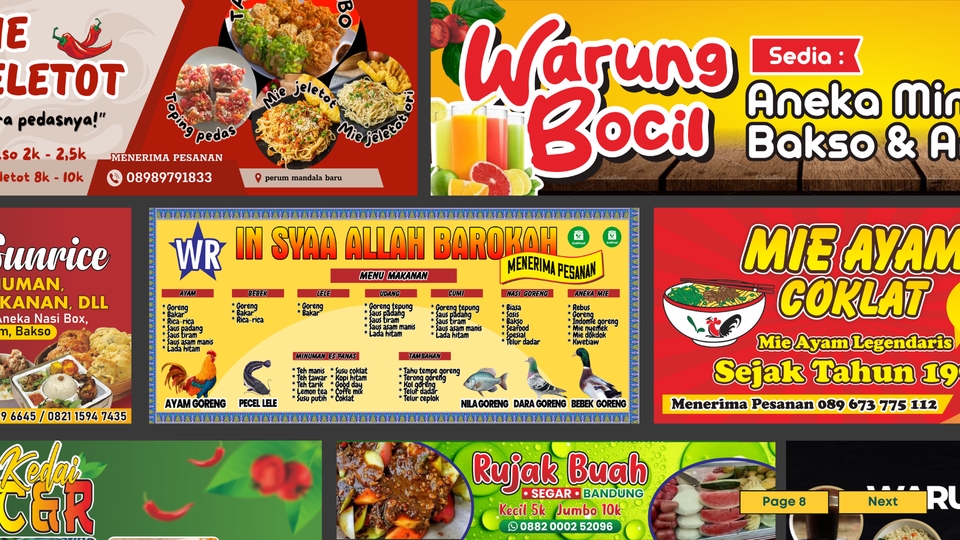 Digital Printing - BANNER UNTUK UMKM, MARKETPLACE, LAIN-LAIN (SIAP CETAK & FREE REVISI) - 2