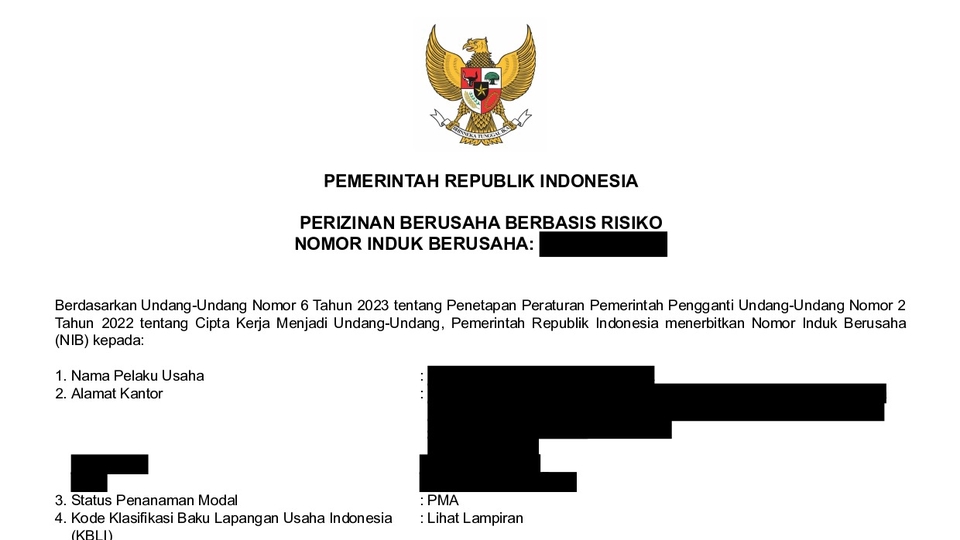 Jasa Perizinan Usaha / Konsultan Perizinan - Perizinan OSS RBA