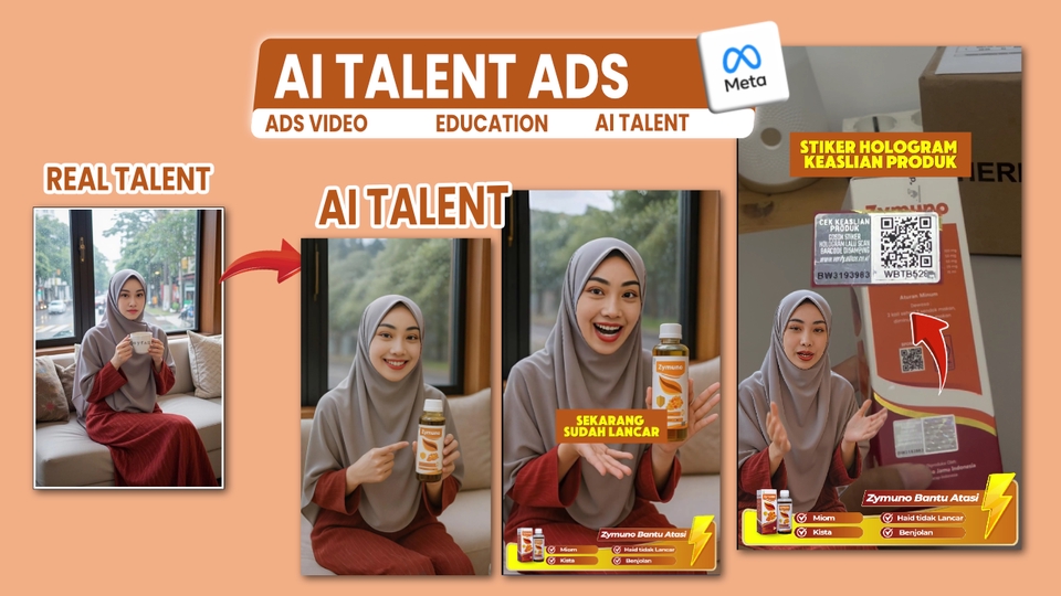Video AI - Video Iklan AI Talent Meta Ads (Facebook/Instagram Ads) - 3