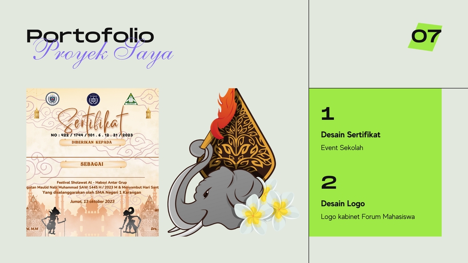 Digital Printing - Desain Banner/ Pamflet / ID Card dll - 17