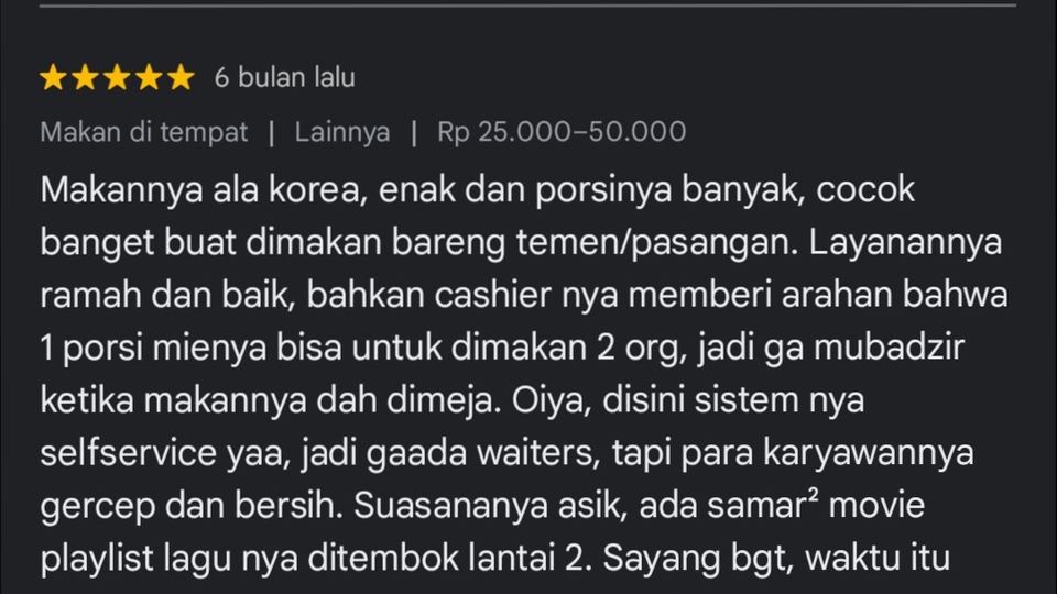 Memberi Review - Reviewer google maps and e-commerce  - 5