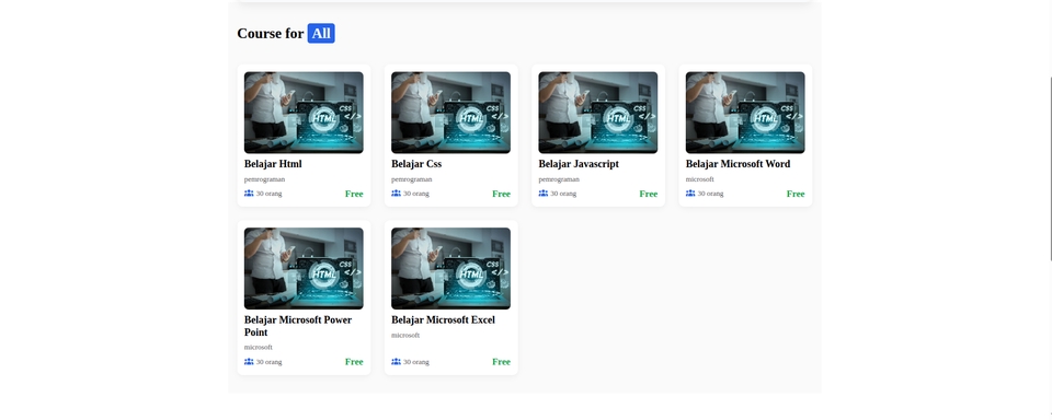 Desain Web - jasa pembuatan website course online - 23