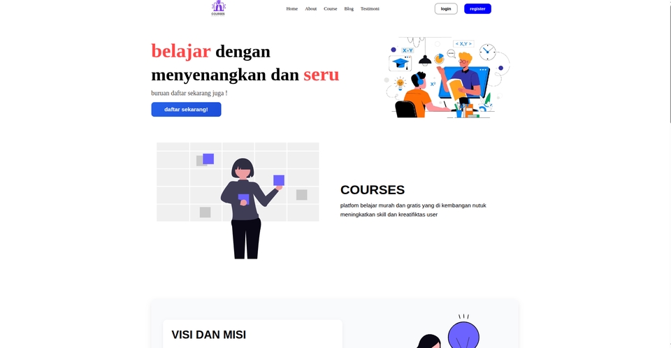Desain Web - jasa pembuatan website course online - 13