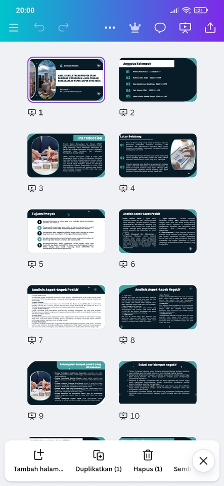 presentasi materi kuliah