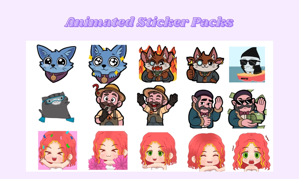 Stiker LINE - Jasa ilustrasi stiker atau emoticon untuk discord twitch line atau whatsapp - 2