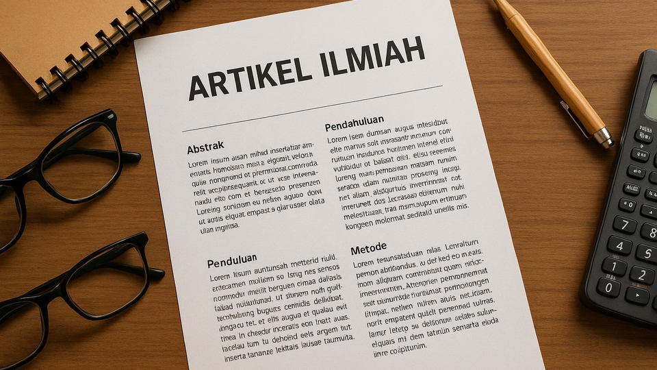 Artikel Ilmiah untuk Publikasi atau Konferensi Seminar Ilmiah