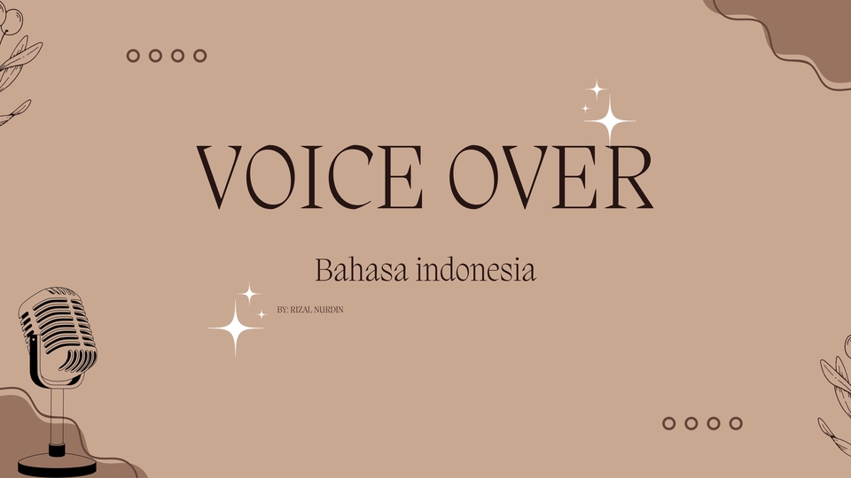 Voice Over untuk pemasaran iklan ataupun pengenalan video produk yang sangat bagus!!!