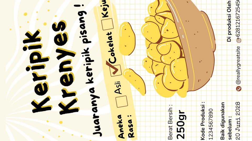 Jasa Desain Label / Stiker Berbagai Produk dan Makanan  - mengedit/mendesain label& kemasan 