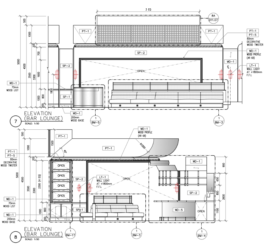gambar kerja interior, gambar kerja cad, gambar teknik, autocad, 2D drawing, gambar kerja