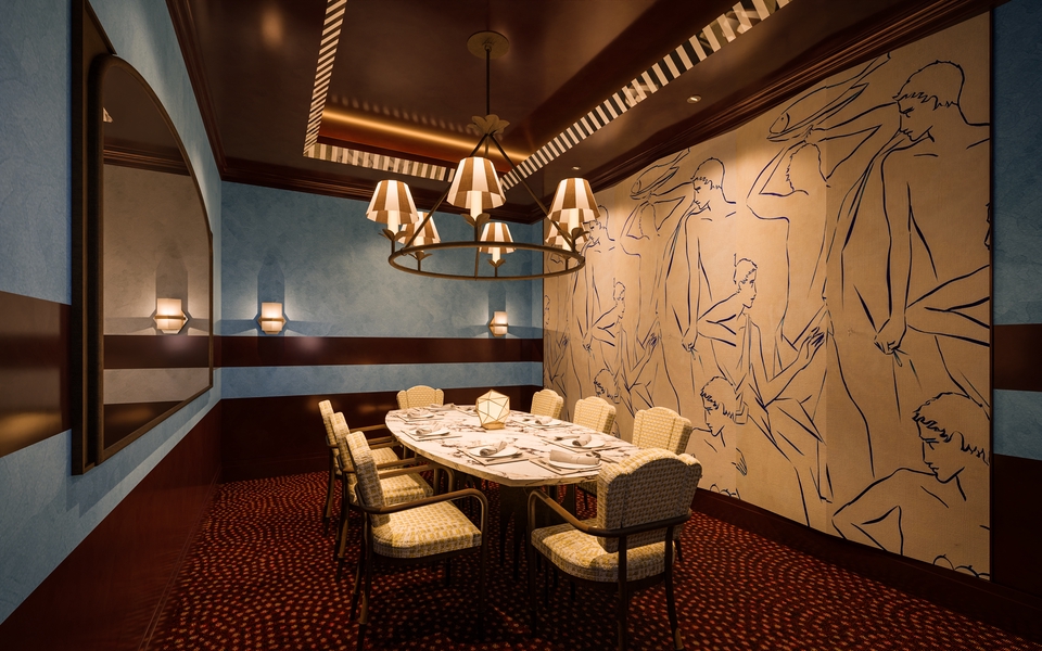 interior restoran, dining, mewah, murah, unik, modern classic
