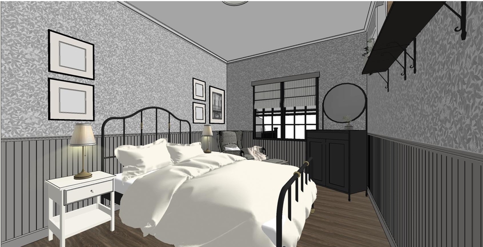 interior rumah, kamar tidur, bedroom, mewah, murah, unik, modern classic