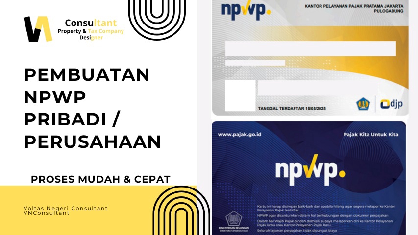 Pembuatan Kartu NPWP Pribadi / Perusahaan