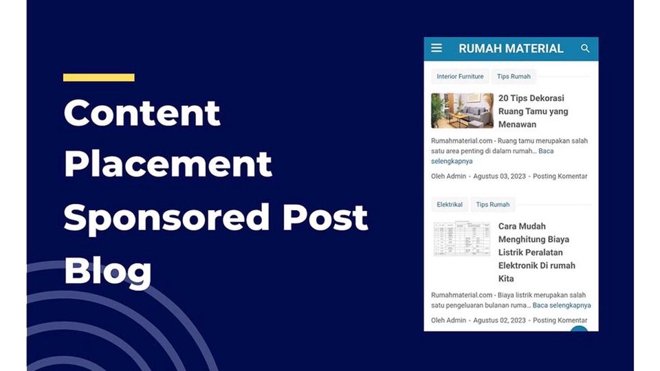 Jasa Blogger Sponsored Post & Content Placement - Jasa Content Placement / Guest Blogger dan Sponsored Post Blog