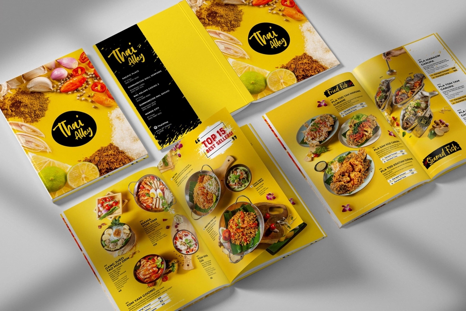 Digital Printing - Desain Buku Menu Restauran Berkualitas Profesional - 4