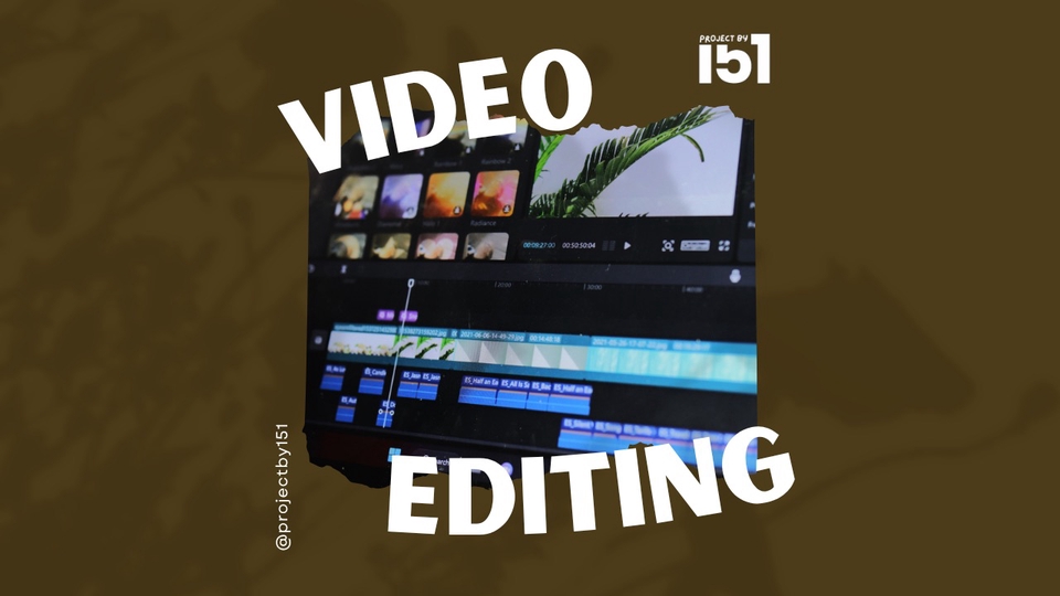 Saya membuka jasa video editing untuk video reels/ konten tiktok juga video vlog youtube